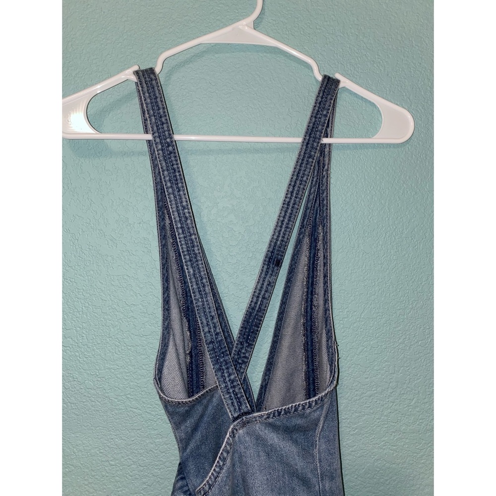 H&M Coachella Denim Wrap Dress - Picture 6 of 8